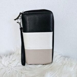 Large Capacity Multi Card Holder Stylish Wristlet Wallet Purse 🌴